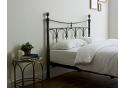 5ft King Size Gemma Antique nickel finish,traditional vintage metal bed frame bedstead 4